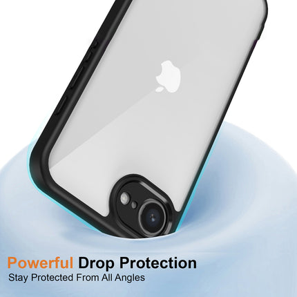 Kapa Hawkeye Clear Back Cover for Apple iPhone 16E | Camera Lens Protector Shockproof Slim Clear Case Cover (Back Cover)