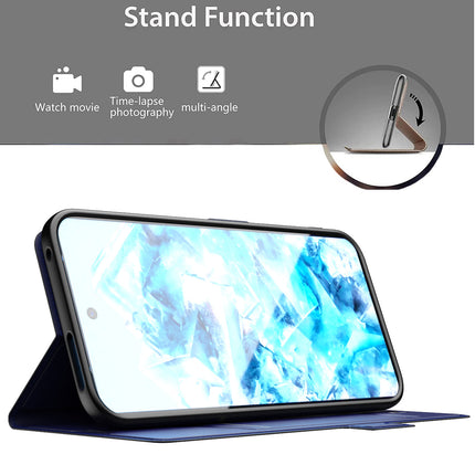 Kapa Noble Slim Magnetic Leather Flip Case Cover for Google Pixel 9 Pro | Card Holder Stand Flip Wallet Case (Blue)