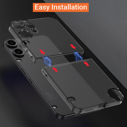 Kapa Frosted Double Dip Full 360 Protection Back Case Cover for CMF Phone 2 Pro (Frosted Black) - Mobizang