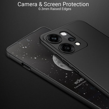 Kapa Double Dip Full 360 Protection Back Case Cover for Oppo Reno 14 Pro 5G (Black)