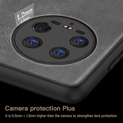 Kapa Tux Leather Back Cover for Xiaomi 14 ULTRA (5G) | Slim Shockproof Camera Protection Bumper Case (Grey)