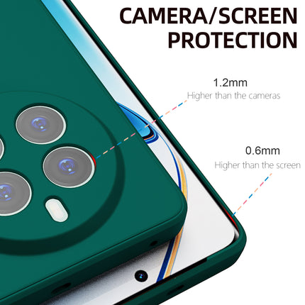 Kapa Matte Protective Lens Flexible Back Cover for Realme 12 Pro / 12 Pro Plus | Slim Silicone with Soft Lining Shockproof Full Body Bumper Case (Green)