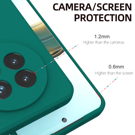 Kapa Matte Protective Lens Flexible Back Cover for Realme 13 PRO / 13 PRO PLUS | Slim Silicone with Soft Lining Shockproof Full Body Bumper Case (Green)