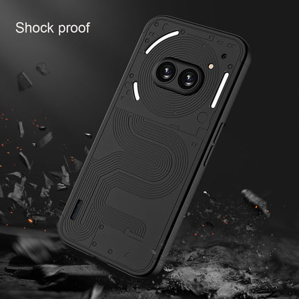 Kapa Double Dip Full 360 Protection Back Case Cover for Nothing Phone 2A (Black) - Mobizang