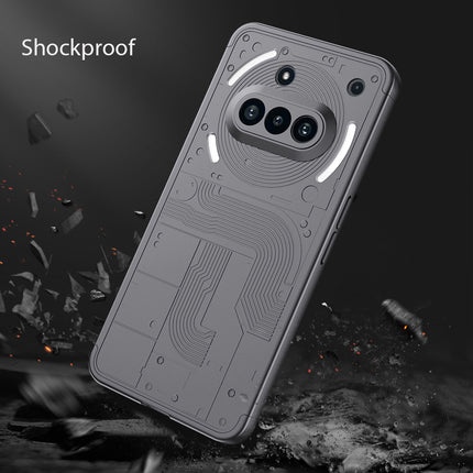 Kapa Double Dip Full 360 Protection Back Case Cover for Nothing Phone 3A 5G (Grey) - Mobizang