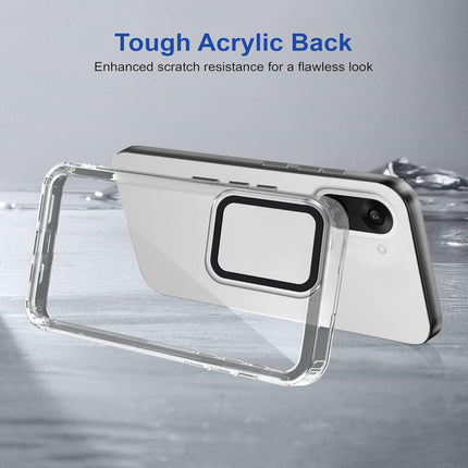 Kapa Warrior Acrylic Clear Back Cover For OnePlus Nord CE 5 | Slim Shockproof [Military Grade Protection] Hybrid Bumper Case (Clear Sides) - Mobizang