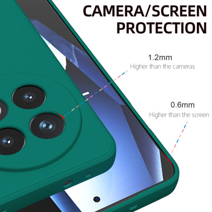 Kapa Matte Protective Lens Flexible Back Cover for OnePlus 13R | Slim Silicone with Soft Lining Shockproof Full Body Bumper Case (Green)