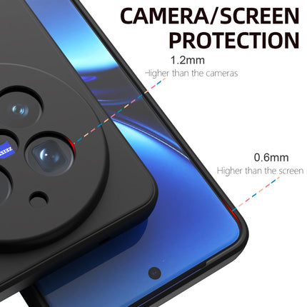 Kapa Matte Protective Lens Flexible Back Cover for Vivo X200 Pro (5G) | Slim Silicone with Soft Lining Shockproof Full Body Bumper Case (Black)