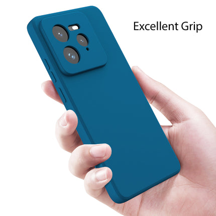 Kapa Matte Protective Lens Flexible Back Cover for Realme GT 7 PRO | Slim Silicone with Soft Lining Shockproof Full Body Bumper Case (Blue)