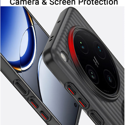Kapa Matte Magnetic Wave Grip Back Cover for Oppo Find X8 | [MagSafe Compatible] Wireless charging, Slim, Metal Buttons, Frosted Back Case (Grey) - Mobizang