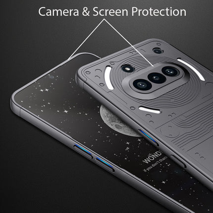 Kapa Double Dip Full 360 Protection Back Case Cover for Nothing Phone 3A 5G (Grey) - Mobizang