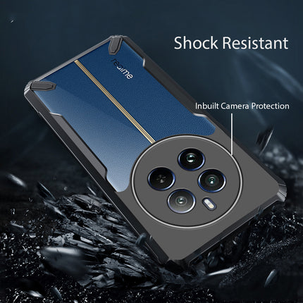 Kapa Bull Clear Back Cover for Realme 12 PRO / 12 PRO PLUS | [Military Grade Protection] Shock Proof Slim Hybrid Bumper Case (Black)