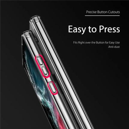 Kapa Shield Clear Acrylic Back Shock Proof Case Cover for Samsung Galaxy S24 Ultra (Transparent)
