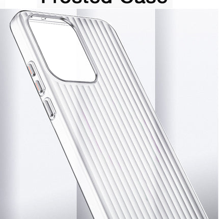 Kapa Matte Wave Grip Back Cover for Oppo Reno 13 Pro 5G | Ultra Slim [With Metal Buttons] Frosted Back Case (White) - Mobizang