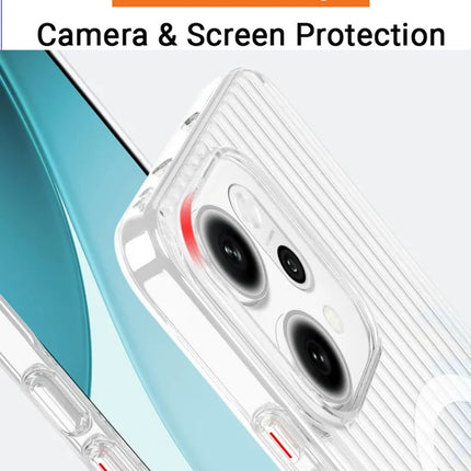 Kapa Wave Magnetic Frosted Grip Back Cover for Oppo Reno 14 Pro 5G | [MagSafe Compatible] Wireless charging, Slim, Metal Buttons Matte Finish Back Case (White) - Mobizang