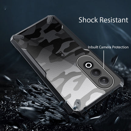 Kapa Bull Camouflage Back Cover for OnePlus Nord CE 4 | [Military Grade Protection] Shock Proof Slim Hybrid Bumper Case (Black)