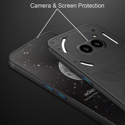 Kapa Double Dip Full 360 Protection Back Case Cover for Nothing Phone 2A (Black) - Mobizang