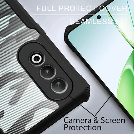 Kapa Beetle Camouflage Back Cover for OnePlus Nord CE 4 | [Military Grade Protection] Shock Proof Slim Hybrid Bumper Case (Black) - Mobizang