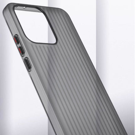 Kapa Wave Frosted Grip Back Cover for Oppo Reno 14 5G | Ultra Slim [With Metal Buttons] Matte Finish Back Case (Grey)