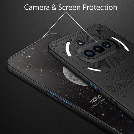 Kapa Double Dip Full 360 Protection Back Case Cover for Nothing Phone 3A 5G (Black) - Mobizang