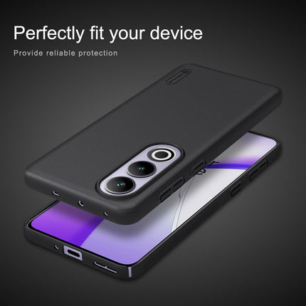 Kapa Super Frosted Shield Hard Back Case Cover for OnePlus Nord CE 4 | Shockproof Anti-Scratch & Anti-Slip Dual Layer Tough Case (Black) - Mobizang