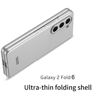 Kapa Ultra Thin Back Case for Samsung Galaxy Z Fold 5 | Full Body Protection Hard Back Cover, Silver