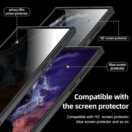 Kapa Shield Frosted Acrylic Back Shock Proof Case Cover for Samsung Galaxy S24 Ultra (Black)