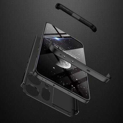 Kapa Double Dip Full 360 Protection Back Case Cover for Oppo Reno 14 Pro 5G (Black)