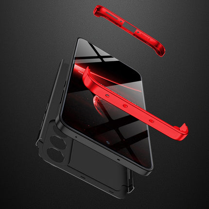 Kapa Double Dip Full 360 Protection Back Case Cover for OnePlus Nord 5 (Red,Black)