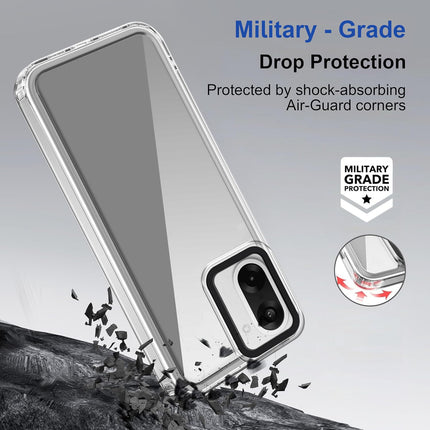 Kapa Warrior Acrylic Clear Back Cover For OnePlus Nord CE 5 | Slim Shockproof [Military Grade Protection] Hybrid Bumper Case (Clear Sides) - Mobizang