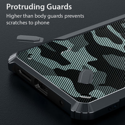 Kapa Bull Camouflage Back Cover for Oppo Reno 12 (5G) | [Military Grade Protection] Shock Proof Slim Hybrid Bumper Case (Black)