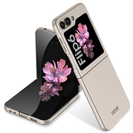 Kapa Ultra Thin Back Case for Samsung Galaxy Flip6 / Z Flip 6 | Full Body Protection Hard Back Cover (Titanium)