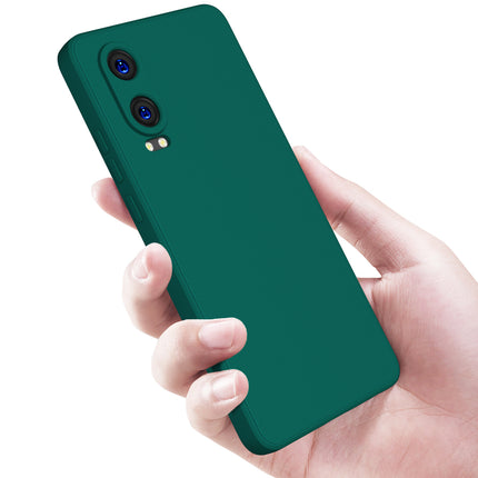 Kapa Matte Protective Lens Flexible Back Cover for OnePlus Nord CE 4 Lite | Slim Silicone with Soft Lining Shockproof Full Body Bumper Case (Green)