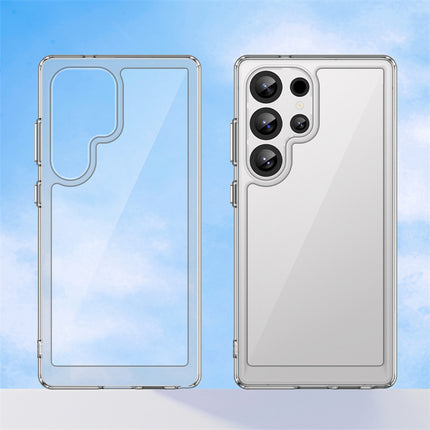 Kapa Unicorn Acrylic Clear Back Cover For Samsung Galaxy S25 Ultra | Slim Shockproof [Military Grade Protection] Hybrid Bumper Case (Clear Sides)