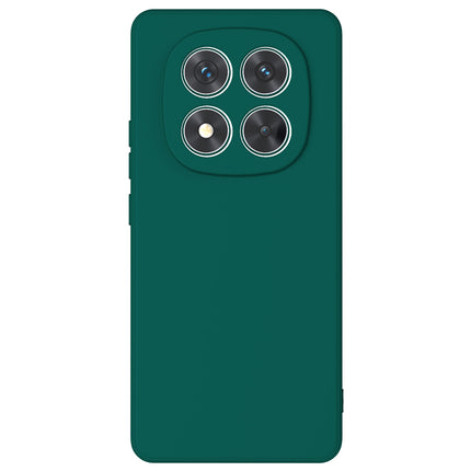 Kapa Matte Protective Lens Flexible Back Cover for Redmi Note 14 Pro (5G) | Slim Silicone with Soft Lining Shockproof Full Body Bumper Case (Green)