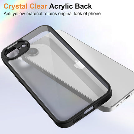 Kapa Hawkeye Clear Back Cover for Apple iPhone 16E | Camera Lens Protector Shockproof Slim Clear Case Cover (Back Cover)