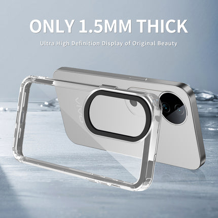 Kapa Warrior Acrylic Clear Back Cover For Vivo V31 Pro (5G) | Slim Shockproof [Military Grade Protection] Hybrid Bumper Case (Clear Sides) - Mobizang