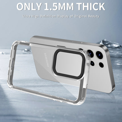 Kapa Warrior Acrylic Clear Back Cover For Samsung Galaxy S25 Ultra | Slim Shockproof [Military Grade Protection] Hybrid Bumper Case (Clear Sides) - Mobizang
