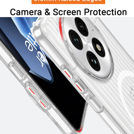 Kapa Matte Magnetic Wave Grip Back Cover for OnePlus 13 | [MagSafe Compatible] Wireless charging, Slim, Metal Buttons, Frosted Back Case (White)