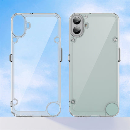 Kapa Unicorn Acrylic Clear Back Cover For Nothing CMF Phone 1 | Slim Shockproof [Military Grade Protection] Hybrid Bumper Case (Clear Sides)