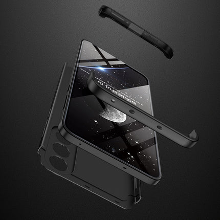 Kapa Double Dip Full 360 Protection Back Case Cover for OnePlus Nord 5 (Black)