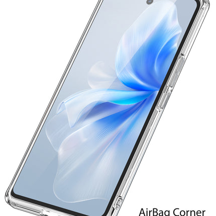 Kapa Shield Clear Acrylic Back Shock Proof Case Cover for Vivo V30 (5G) / Vivo 30 Pro (5G) (Transparent) - Mobizang