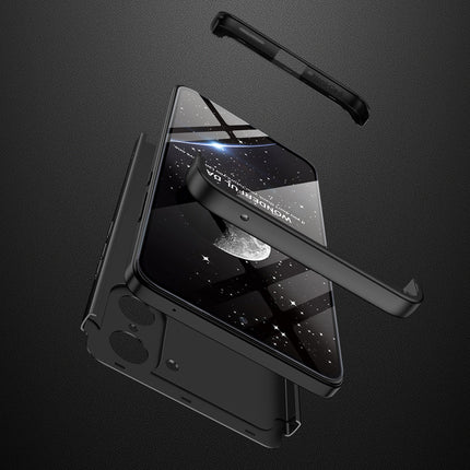 Kapa Double Dip Full 360 Protection Back Case Cover for OnePlus Nord CE 5 (Black)