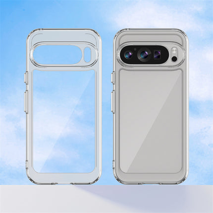 Kapa Unicorn Acrylic Clear Back Cover For Pixel 9 PRO | Slim Shockproof [Military Grade Protection] Hybrid Bumper Case (Clear Sides)