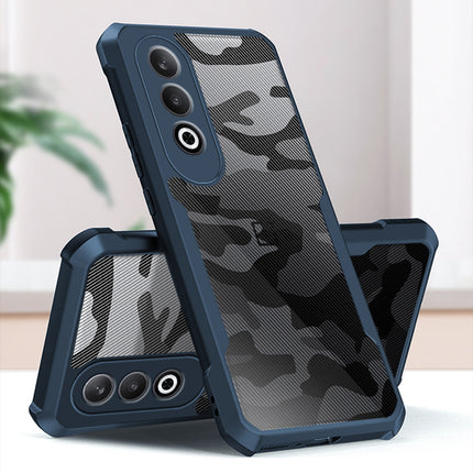Kapa Beetle Camouflage Back Cover for OnePlus Nord CE 4 | [Military Grade Protection] Shock Proof Slim Hybrid Bumper Case (Blue)