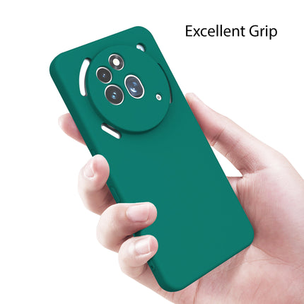 Kapa Matte Protective Lens Flexible Back Cover for Nothing Phone 3A Pro | Slim Silicone with Soft Lining Shockproof Full Body Bumper Case (Green)