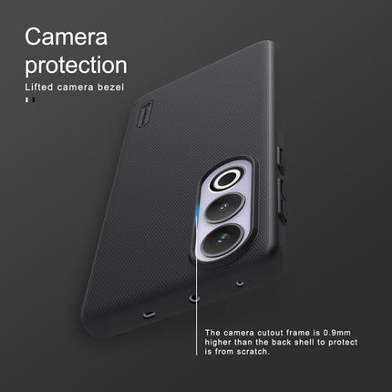 Kapa Super Frosted Shield Hard Back Case Cover for OnePlus Nord CE 4 | Shockproof Anti-Scratch & Anti-Slip Dual Layer Tough Case (Black) - Mobizang