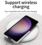 Kapa Ultra Thin Band + Stand Back Case for Samsung S25 | Slim Camera Lens Protection Cover with Kickstand (Silver)