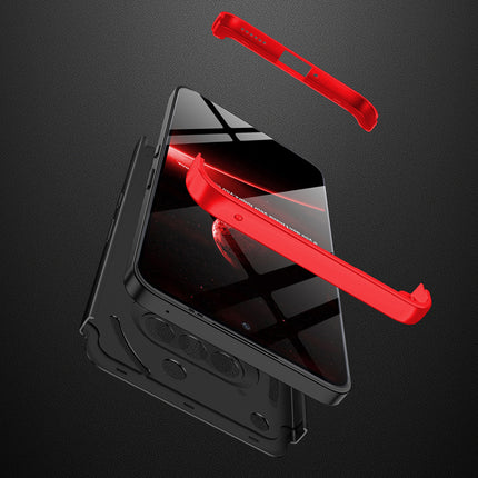 Kapa Double Dip Full 360 Protection Back Case Cover for Nothing Phone 3A 5G (Red,Black)