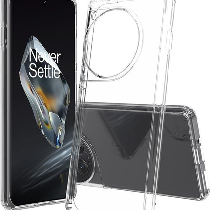 Kapa Shield Clear Acrylic Back Shock Proof Case Cover for OnePlus 12 (Transparent) - Mobizang